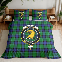 Haldane Tartan Crest Bedding Set