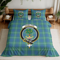 Hamilton Hunting Ancient Tartan Crest Bedding Set