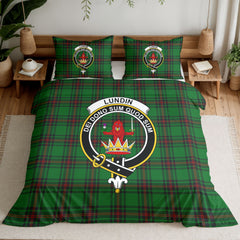 Lundin Tartan Crest Bedding Set