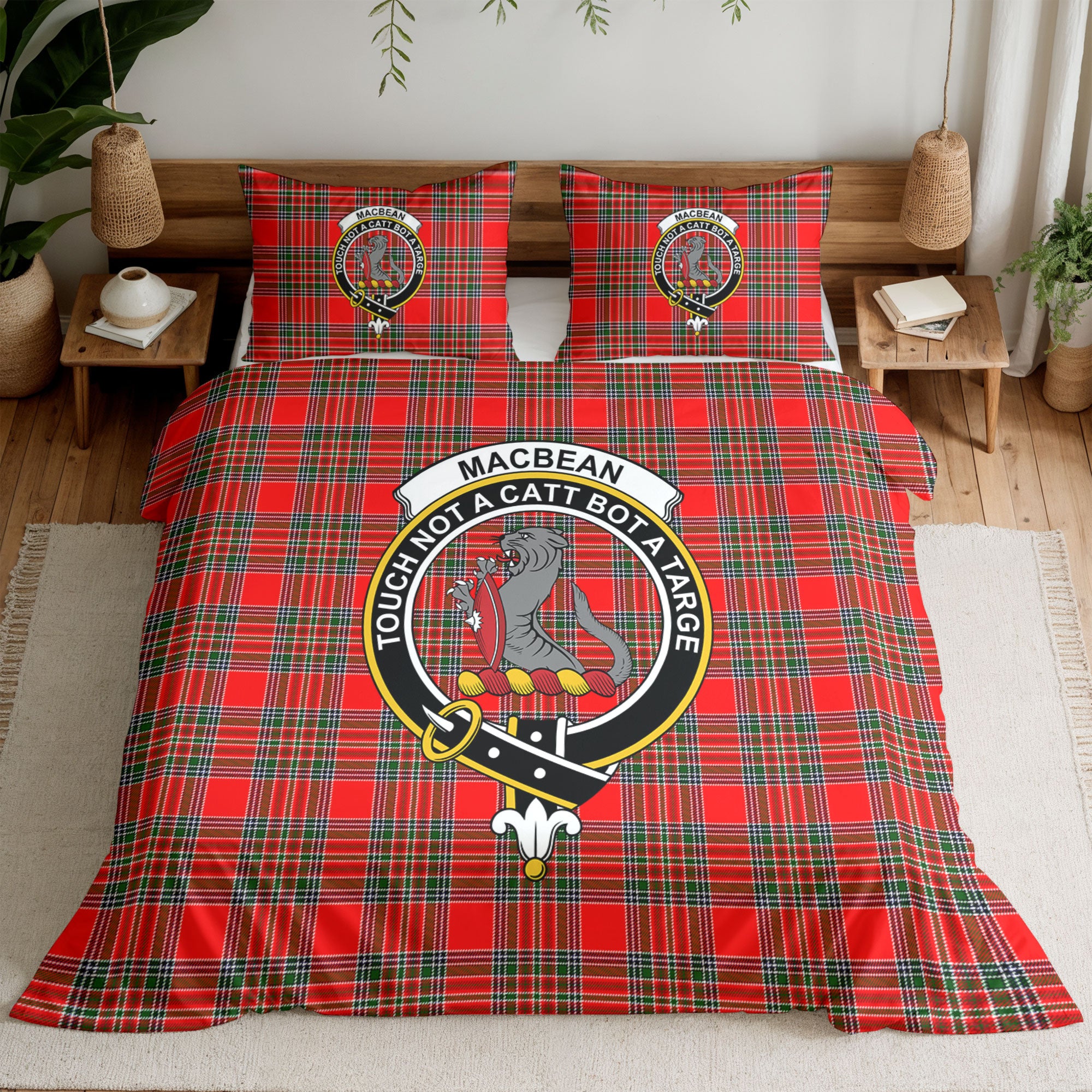 MacBean Tartan Crest Bedding Set