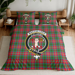MacCulloch (McCulloch) Tartan Crest Bedding Set