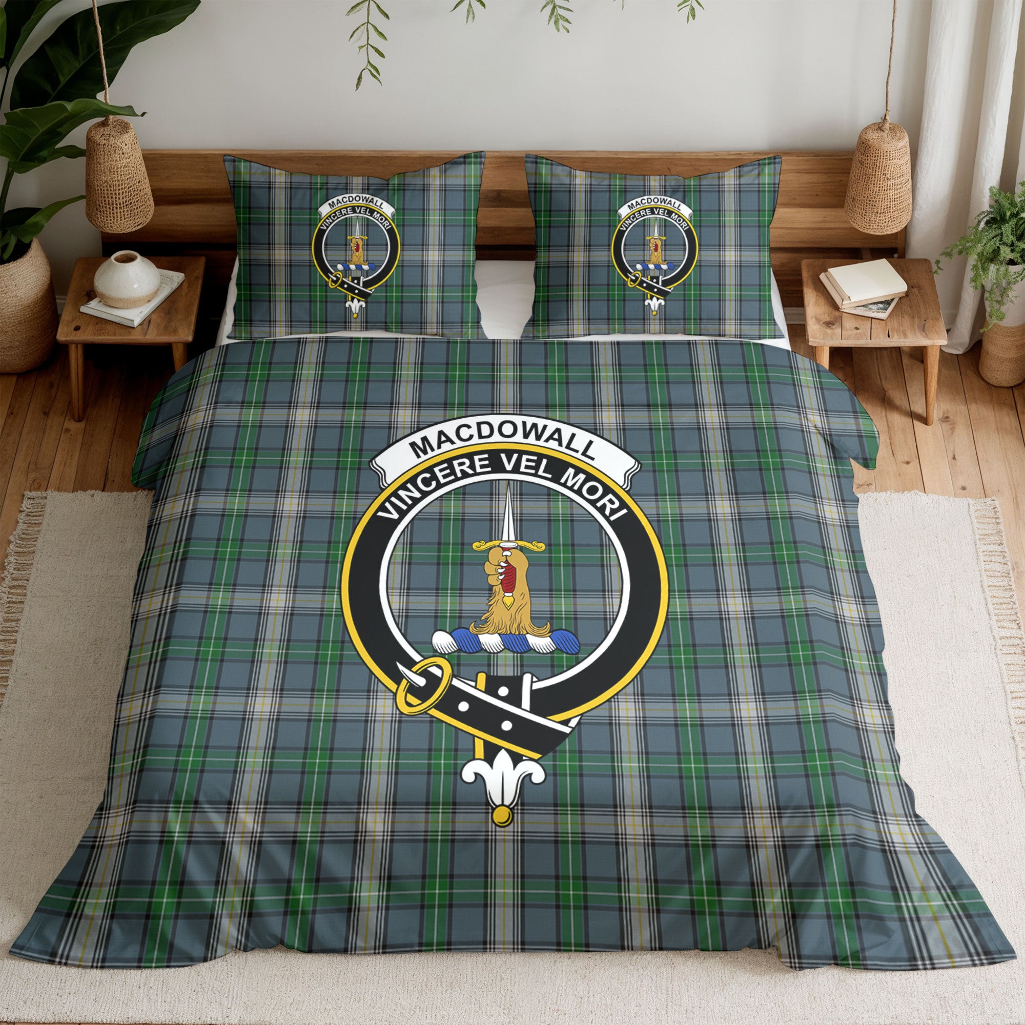 MacDowall Tartan Crest Bedding Set