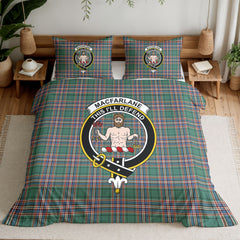 MacFarlane Hunting Ancient Tartan Crest Bedding Set