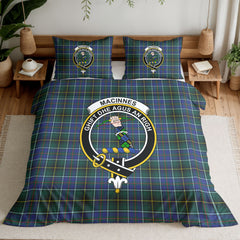 MacInnes Modern Tartan Crest Bedding Set