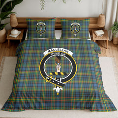 MacLellan Ancient Tartan Crest Bedding Set
