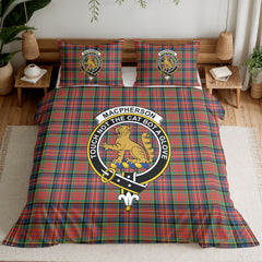 MacPherson Ancient Tartan Crest Bedding Set