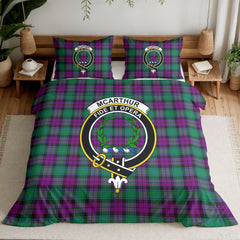 McArthur - Milton Tartan Crest Bedding Set