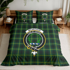 McArthur Modern Tartan Crest Bedding Set
