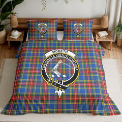 McBeth Modern Tartan Crest Bedding Set