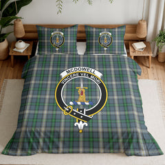 McDowell (MacDowell) Tartan Crest Bedding Set