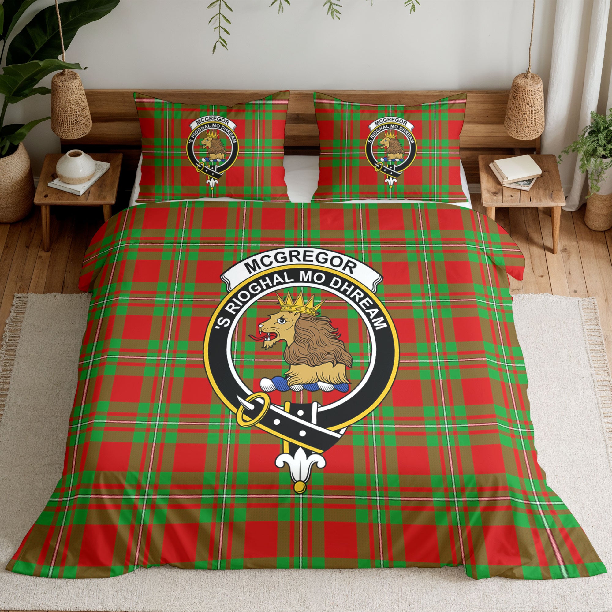 McGregor Modern Tartan Crest Bedding Set