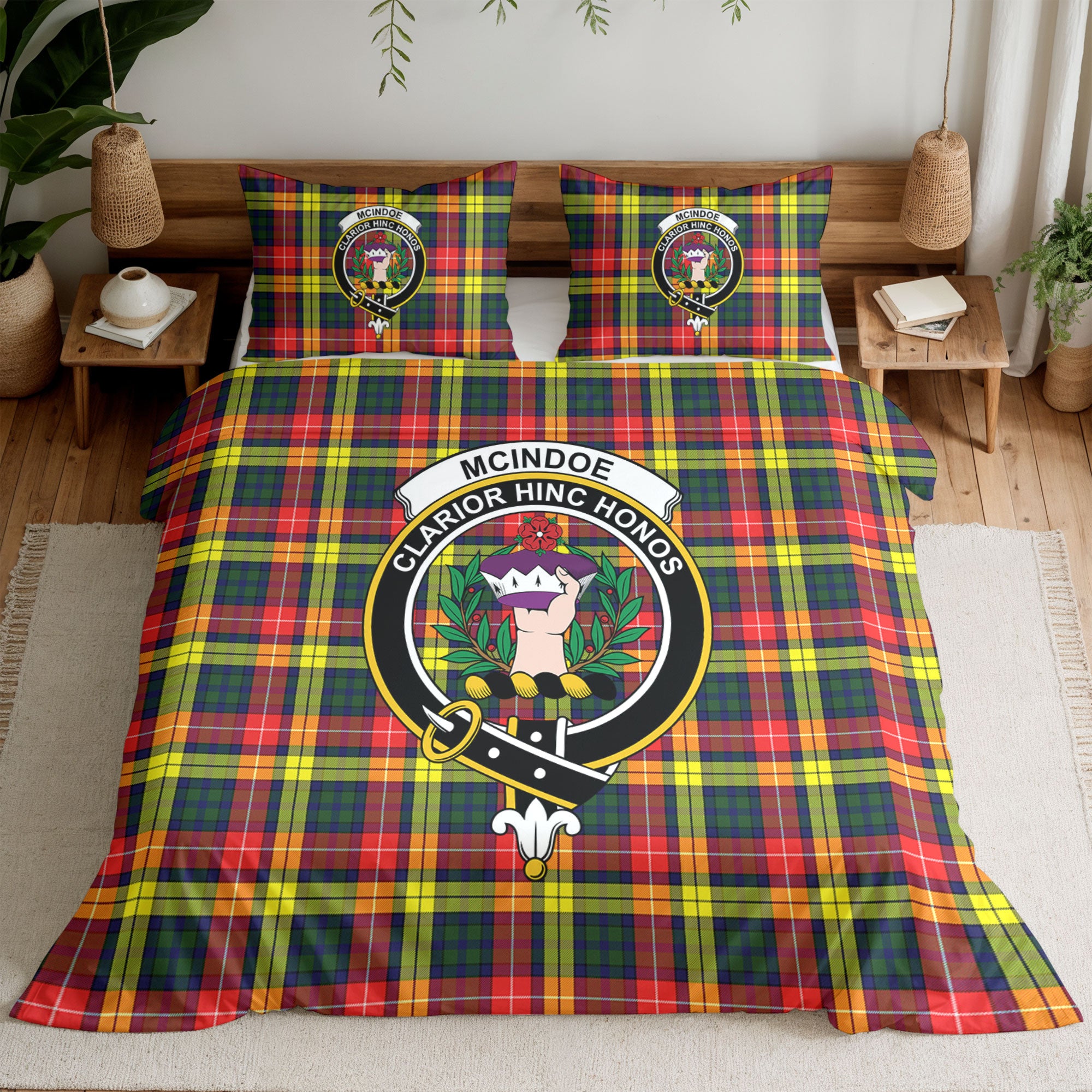McIndoe Tartan Crest Bedding Set