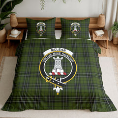 McLean Hunting Tartan Crest Bedding Set