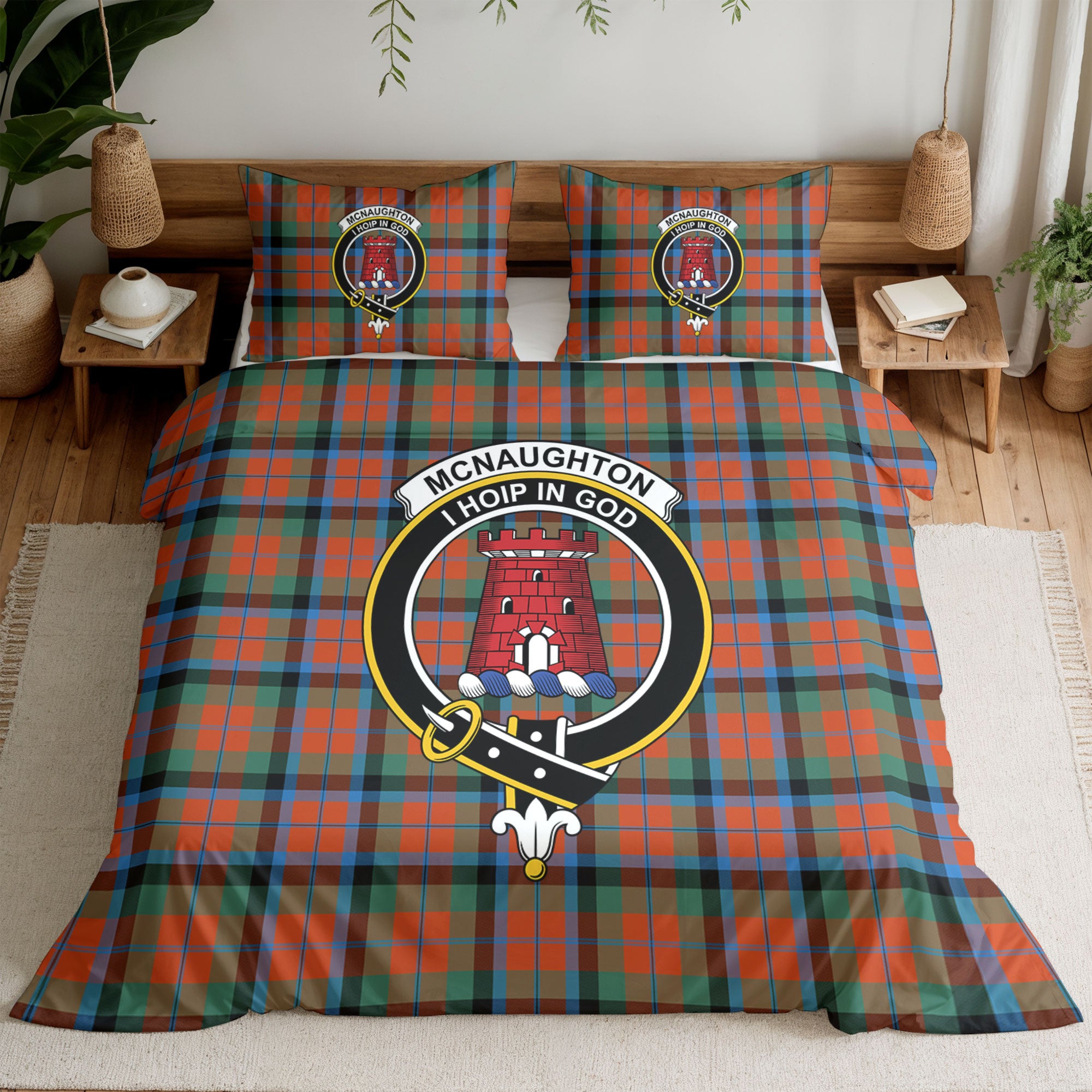 McNaughton Ancient Tartan Crest Bedding Set