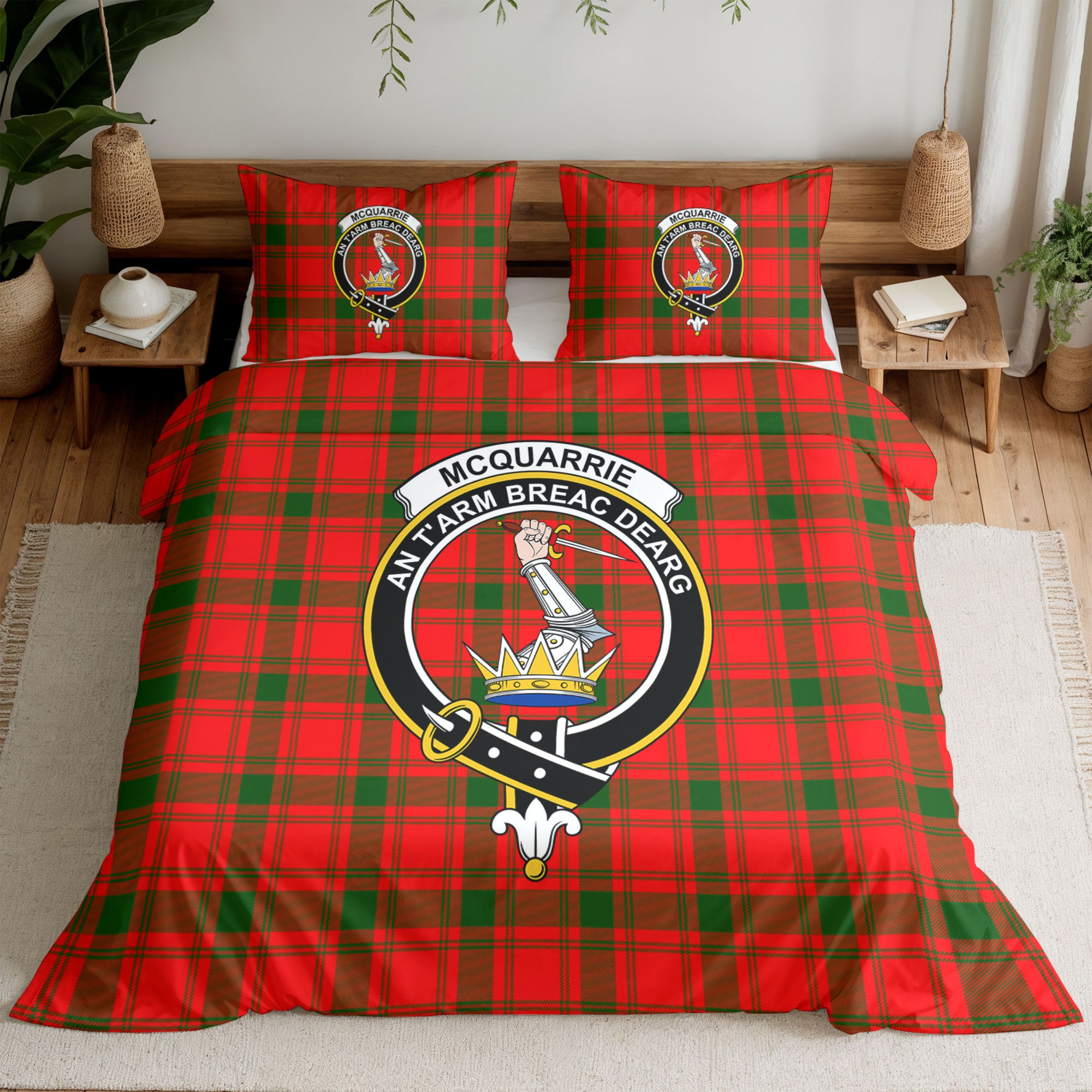 McQuarrie Tartan Crest Bedding Set