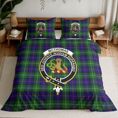 McThomas Modern Tartan Crest Bedding Set