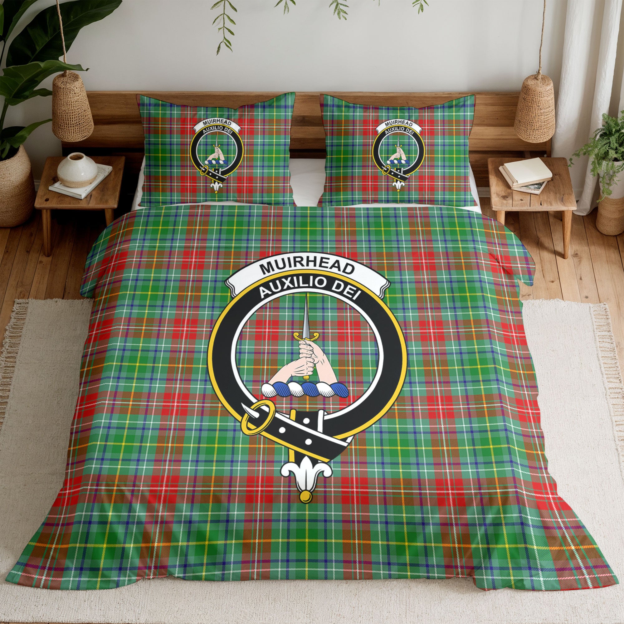 Muirhead Tartan Crest Bedding Set