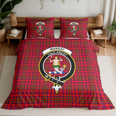 Murray of Tulloch Modern Tartan Crest Bedding Set