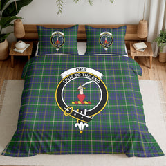 Orr Tartan Crest Bedding Set