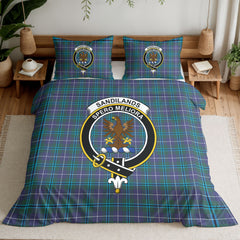 Sandilands Tartan Crest Bedding Set