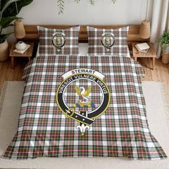 Stewart Dress Modern Tartan Crest Bedding Set