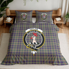 Taylor Weathered Tartan Crest Bedding Set