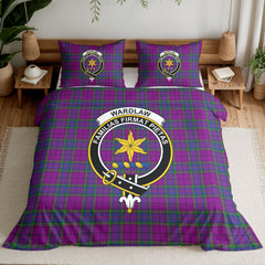 Wardlaw Modern Tartan Crest Bedding Set