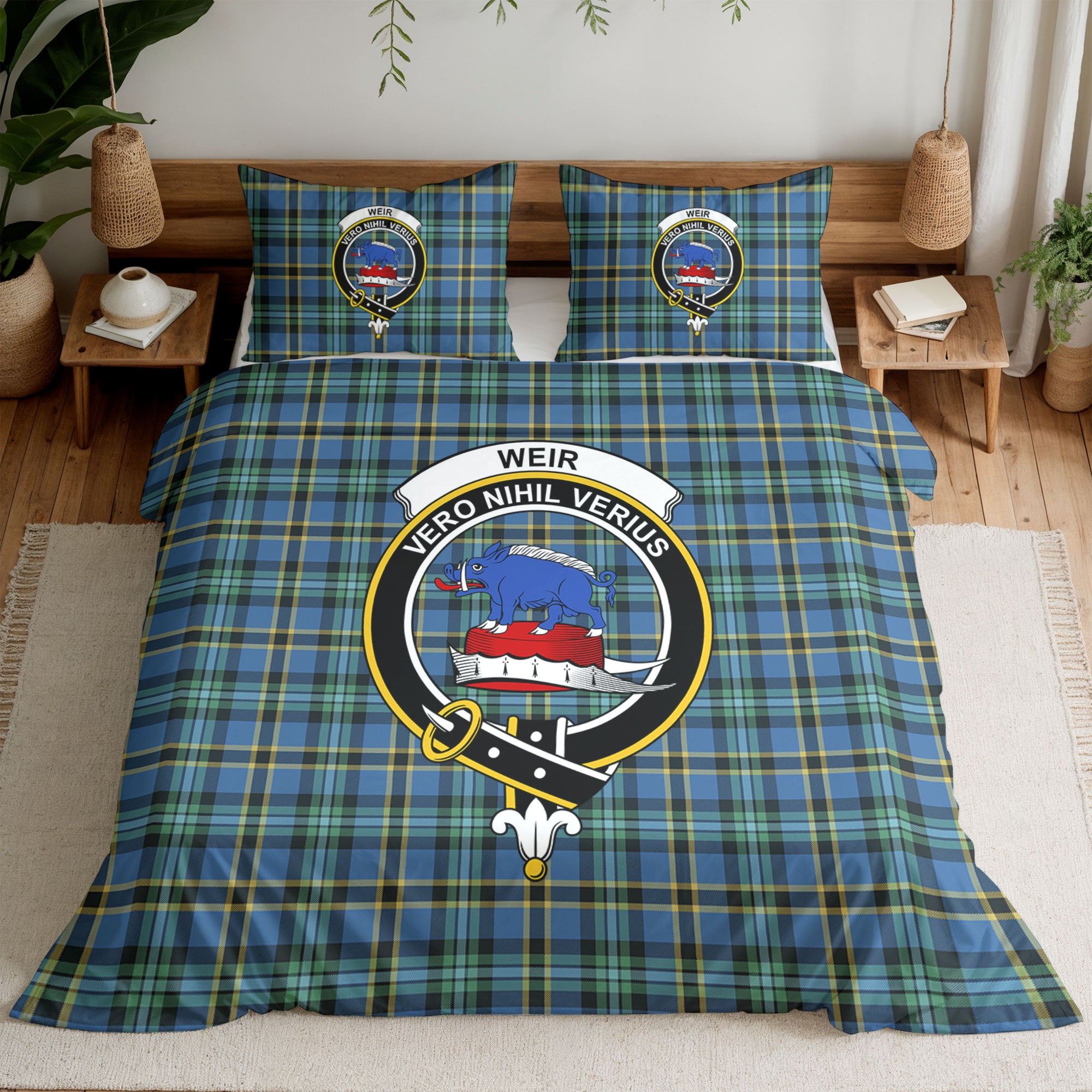 Weir Ancient Tartan Crest Bedding Set