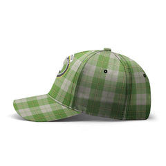 Cunningham Dress Green Dancers Tartan Crest Classic Cap