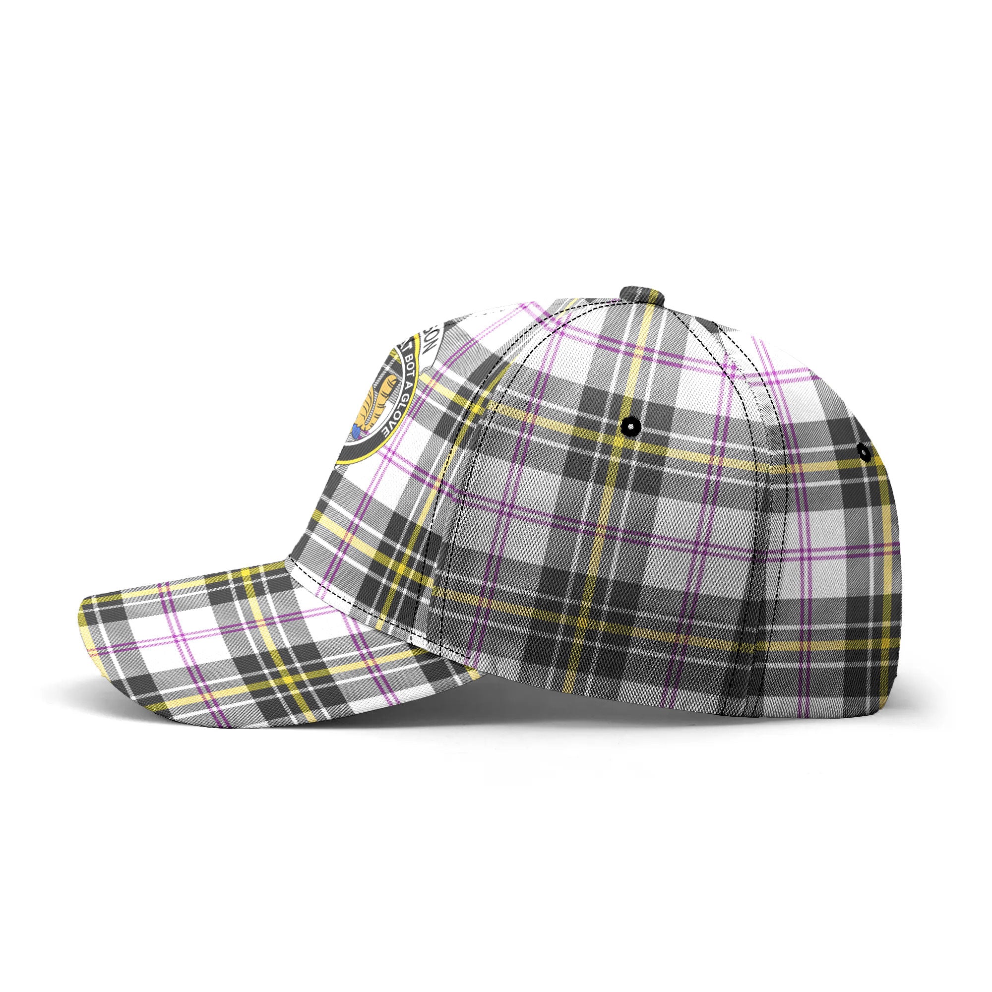 McPherson Dress Modern Tartan Crest Classic Cap