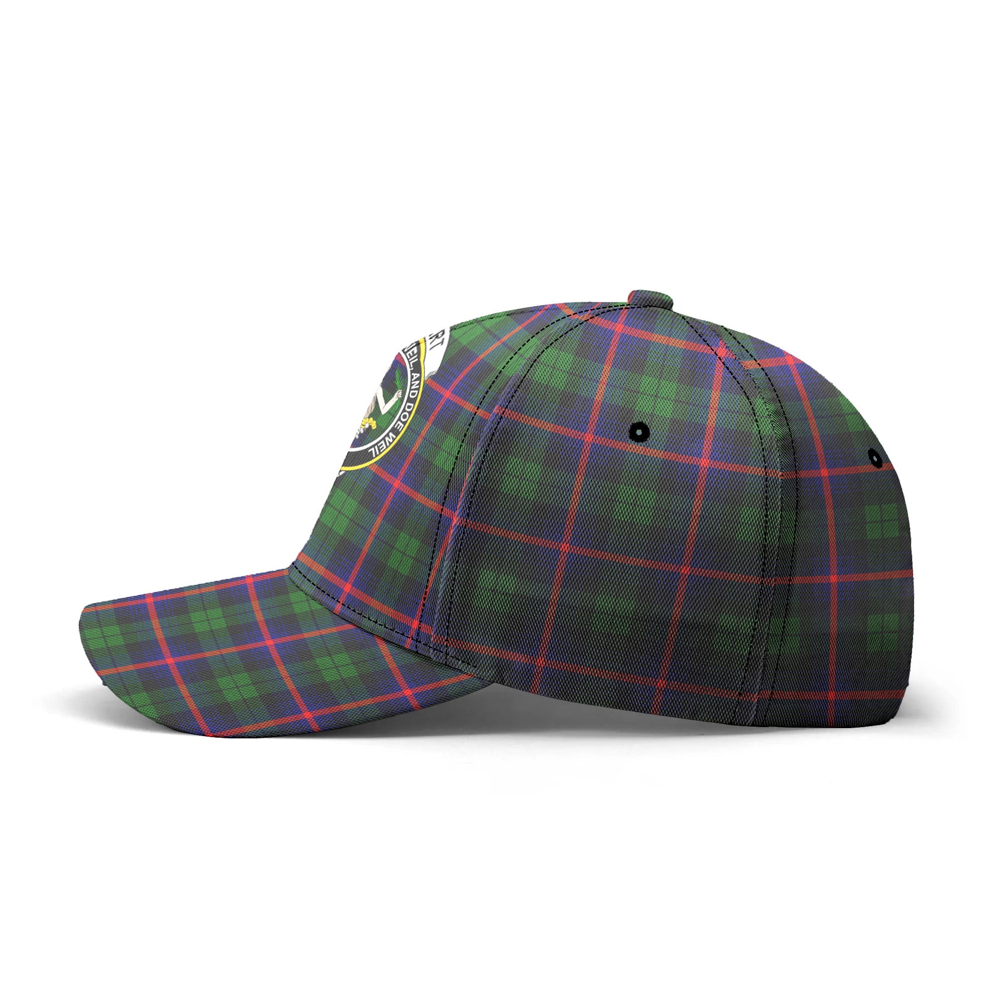 Urquhart Modern Tartan Crest Classic Cap