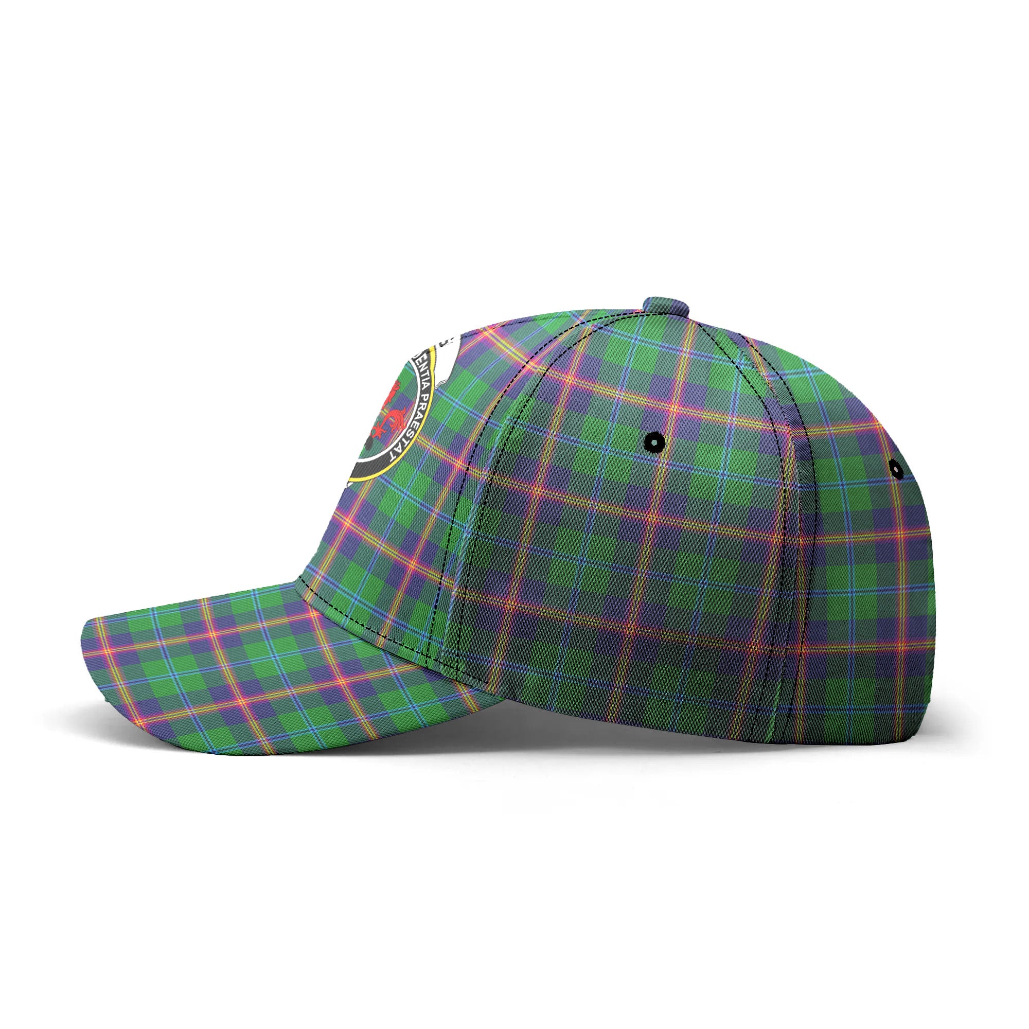 Young Modern Tartan Crest Classic Cap