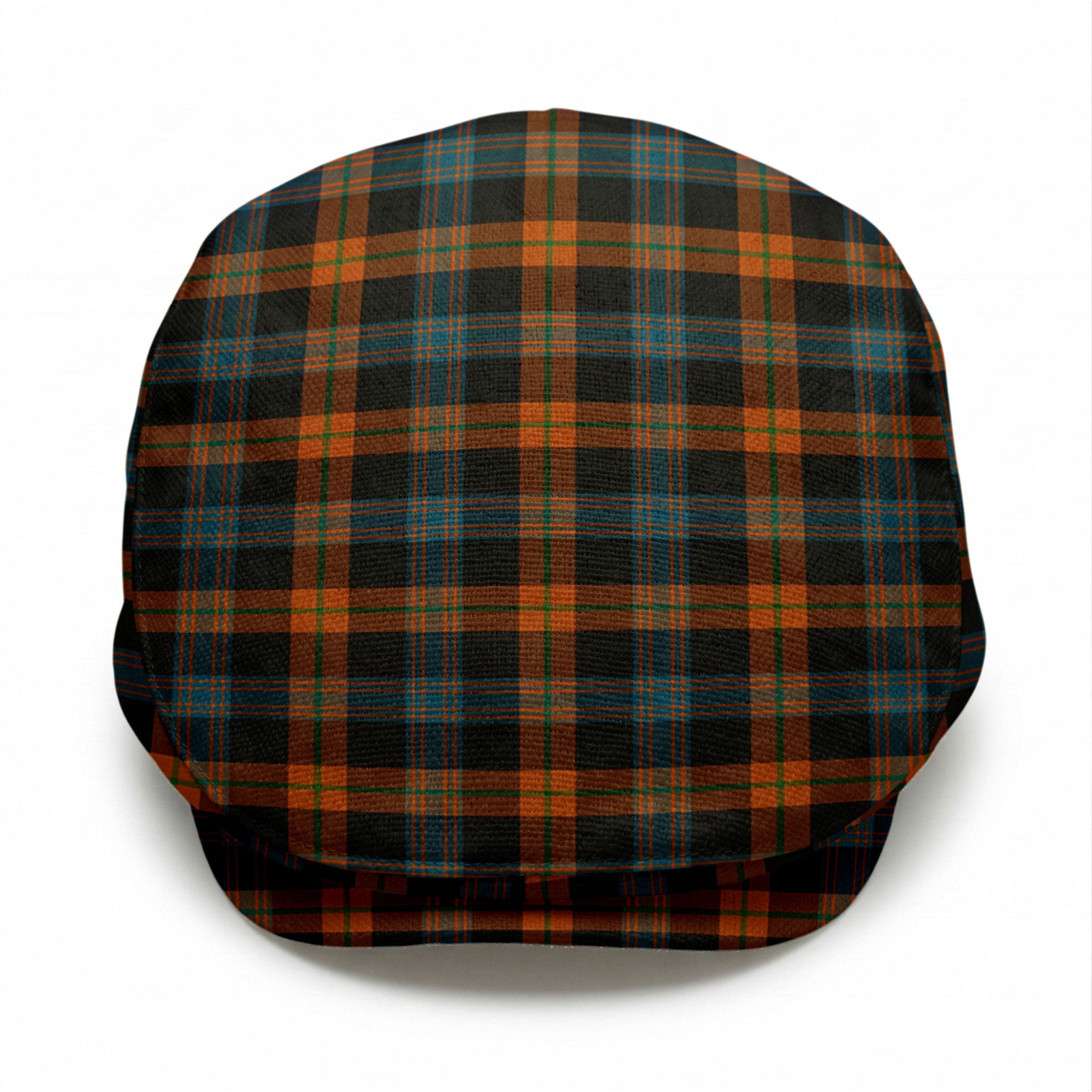 Brown Ancient Tartan Flat Caps