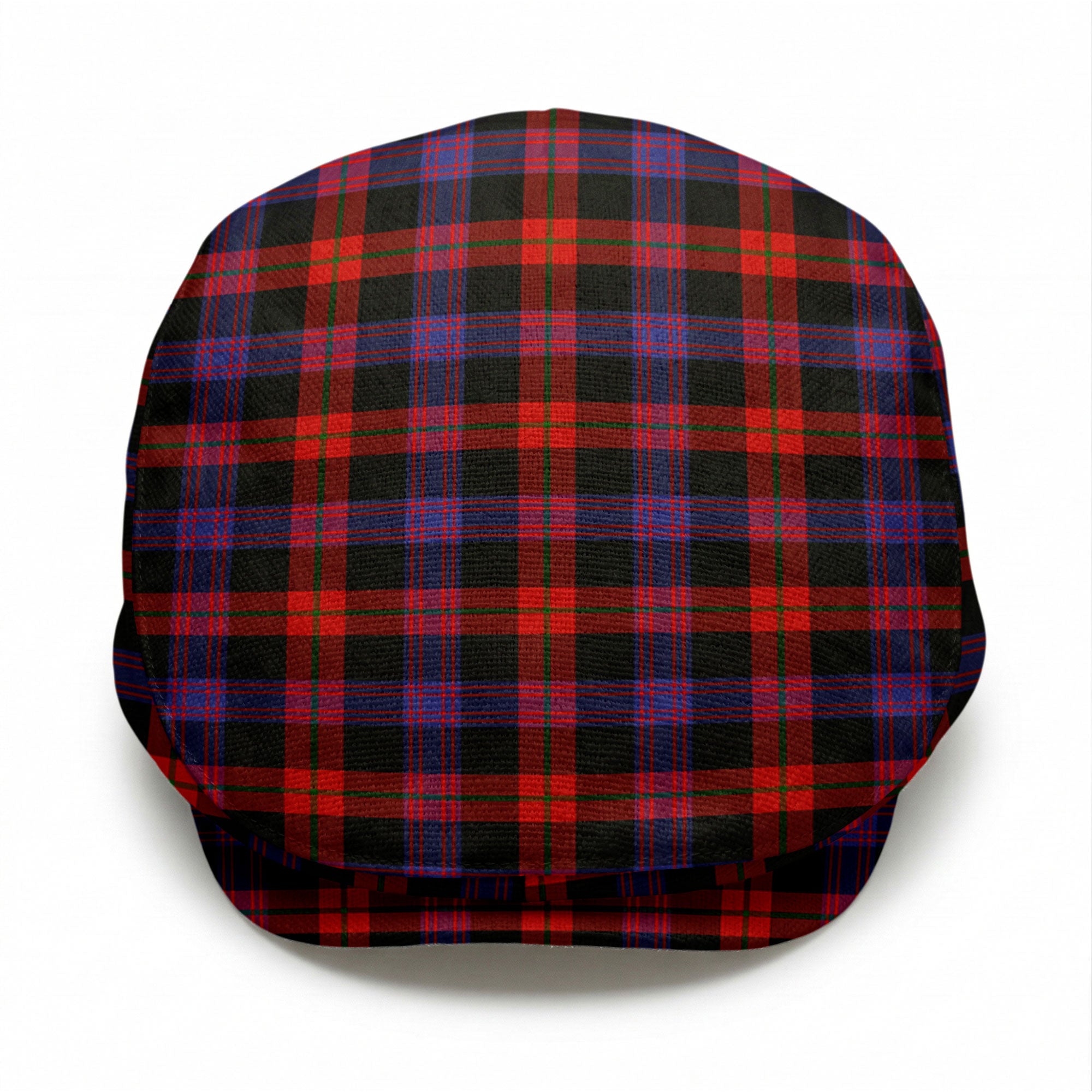 Brown Modern Tartan Flat Caps