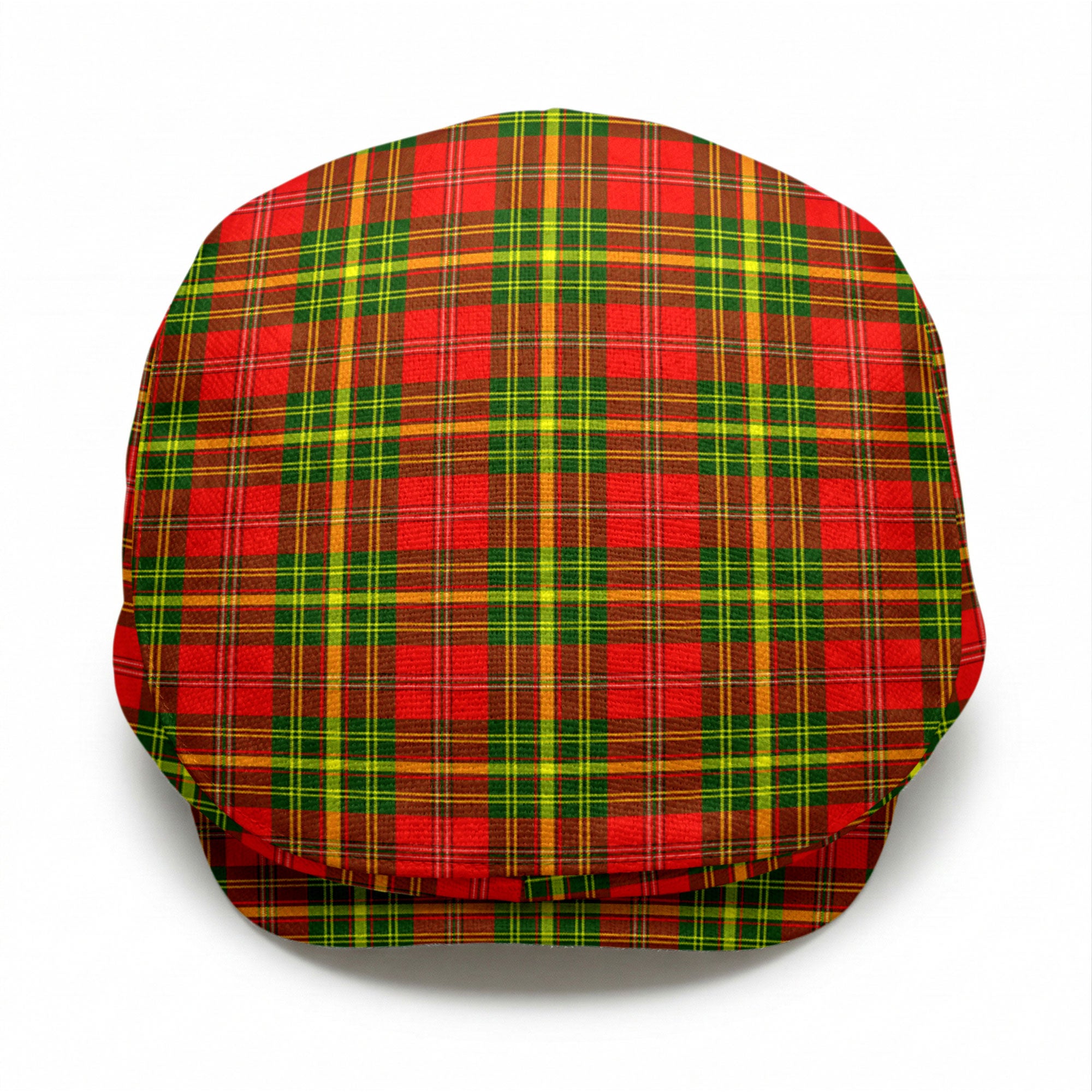 Leask Tartan Flat Caps