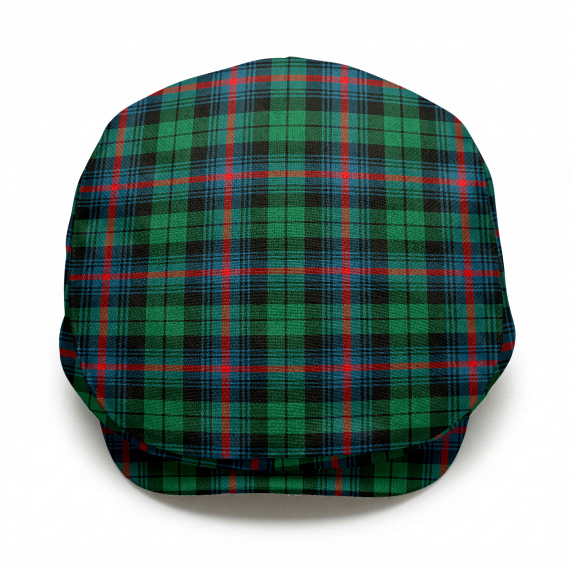 Urquhart Broad Red Ancient Tartan Flat Caps