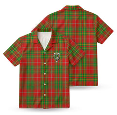 Burnett Ancient Tartan Crest Hawaiian Shirt