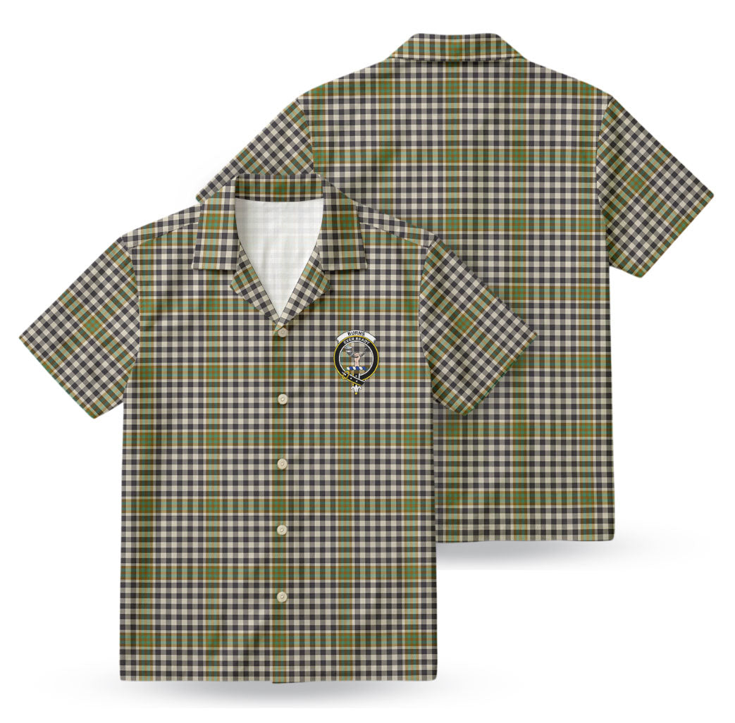 Burns Check Tartan Crest Hawaiian Shirt