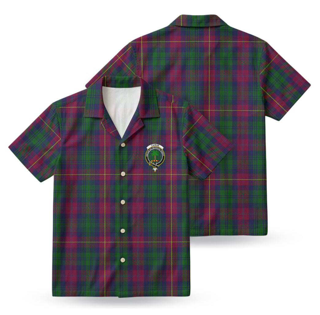 Cairns Tartan Crest Hawaiian Shirt