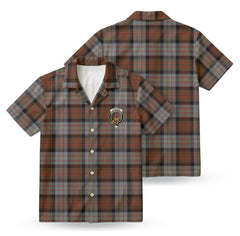 Cameron of Erracht Weathered Tartan Crest Hawaiian Shirt