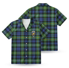 Campbell Argyll Ancient Tartan Crest Hawaiian Shirt
