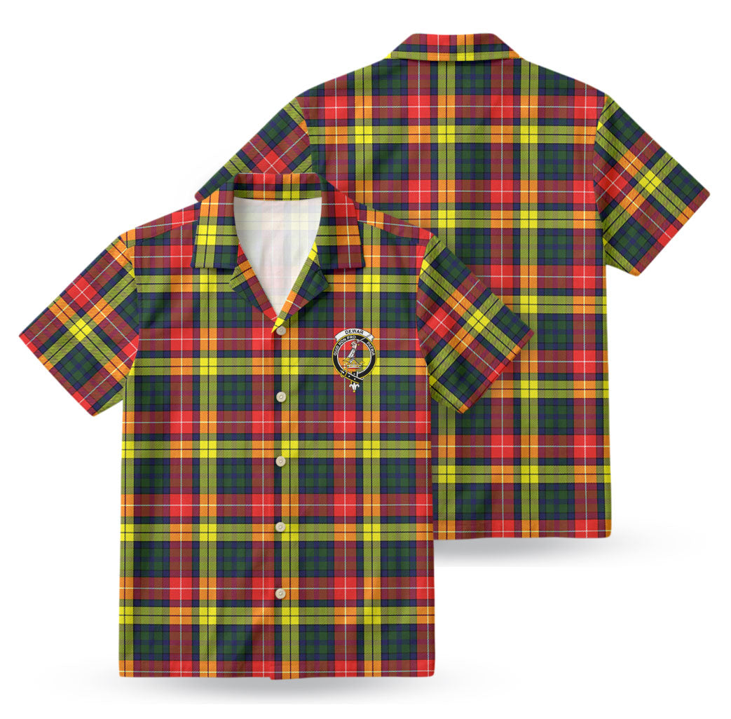 Dewar Tartan Crest Hawaiian Shirt
