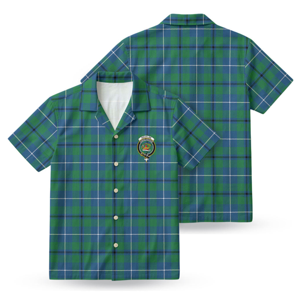 Douglas Ancient Tartan Crest Hawaiian Shirt