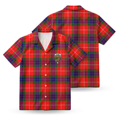 Fraser Tartan Crest Hawaiian Shirt
