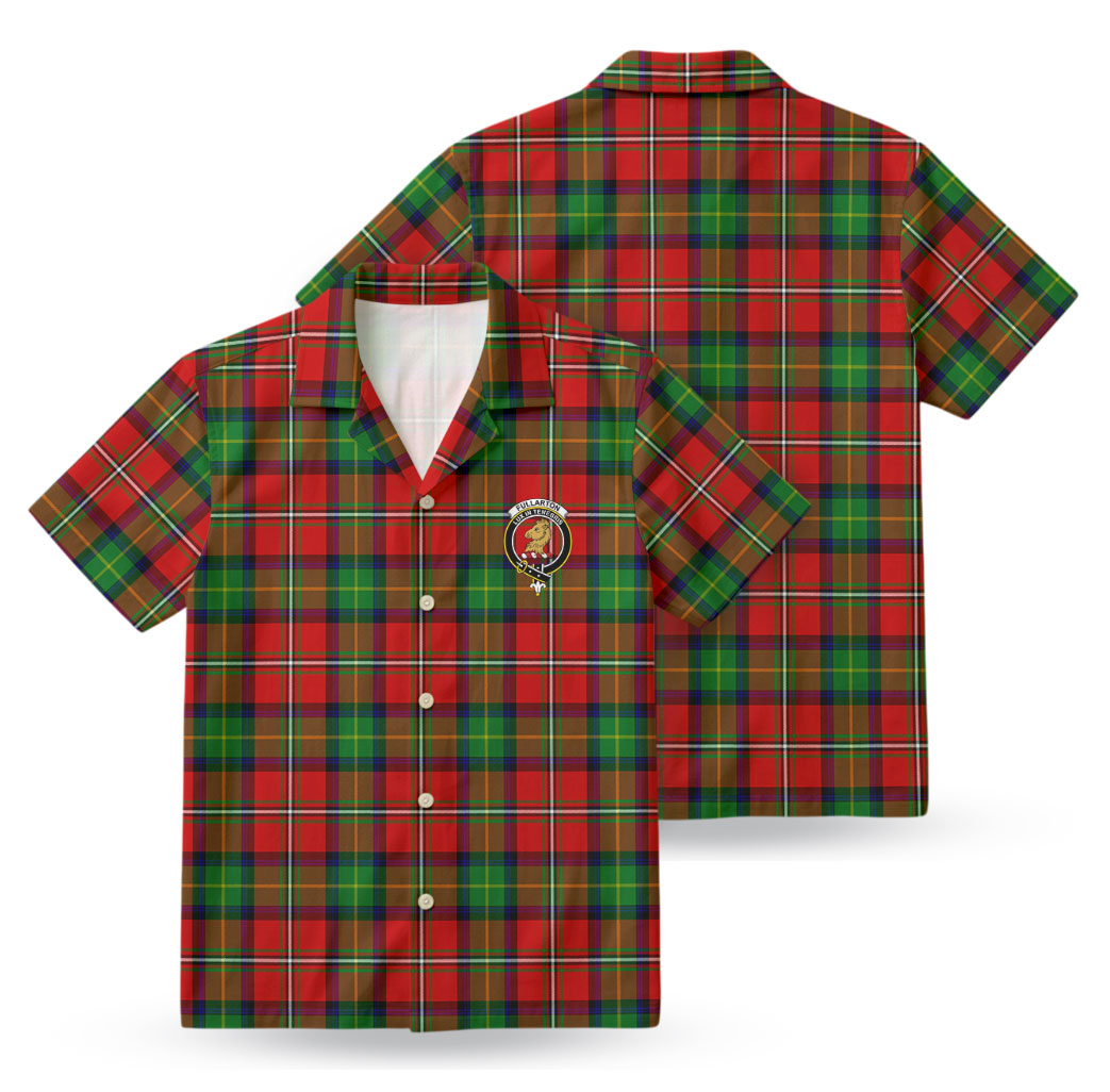 Fullarton Tartan Crest Hawaiian Shirt