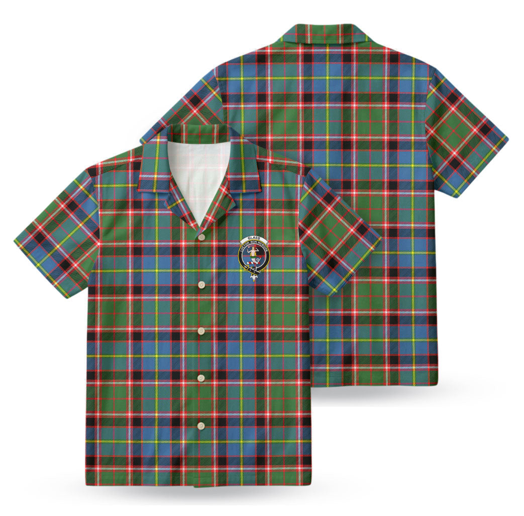 Glass Tartan Crest Hawaiian Shirt