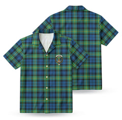 Gordon Ancient Tartan Crest Hawaiian Shirt