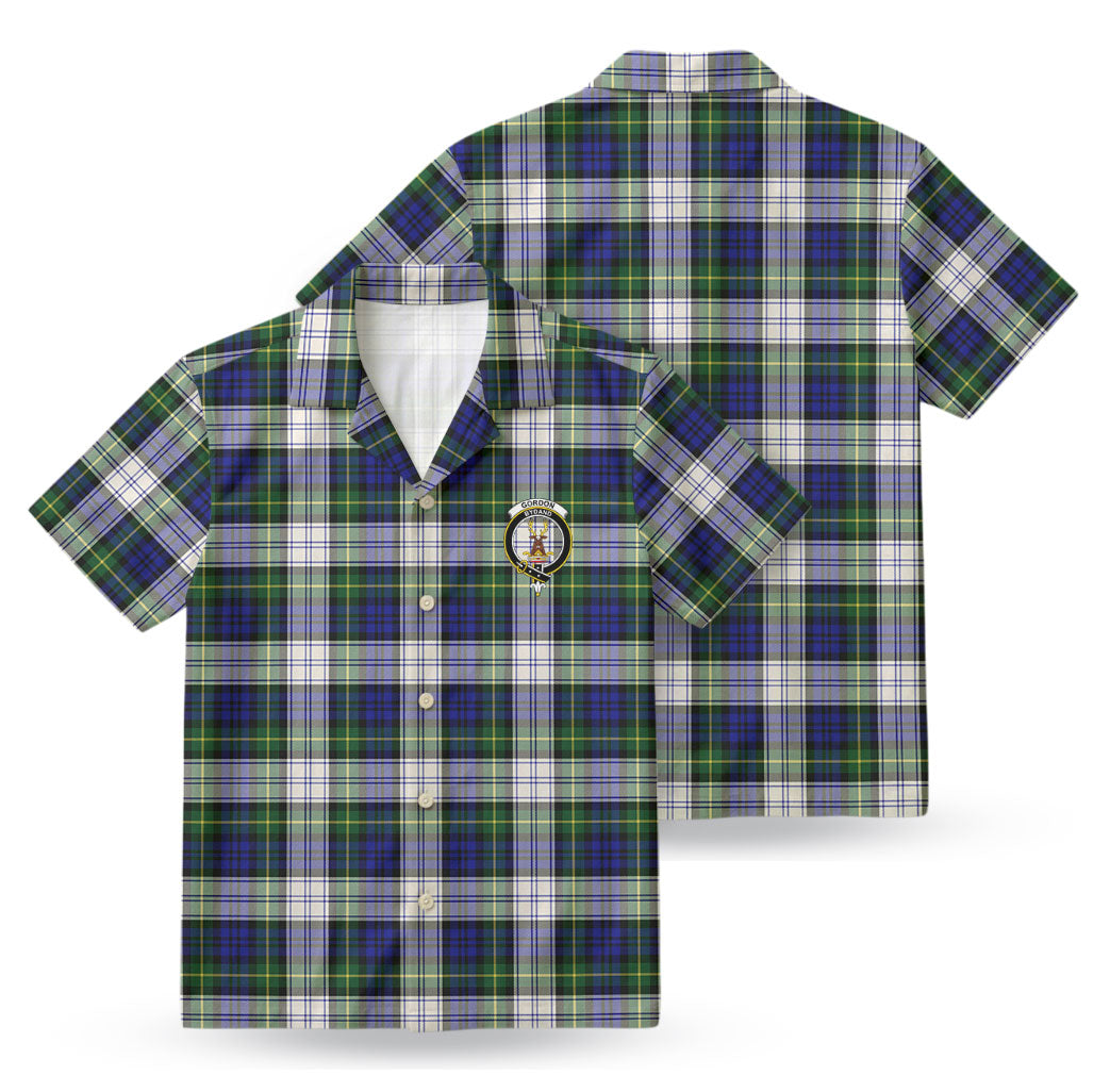 Gordon Dress Modern Tartan Crest Hawaiian Shirt