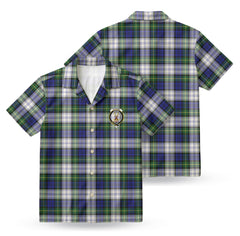 Gordon Dress Modern Tartan Crest Hawaiian Shirt