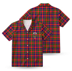 Gow (of Skeoch) Tartan Crest Hawaiian Shirt